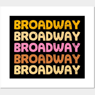 Broadway Vintage Shirt Posters and Art